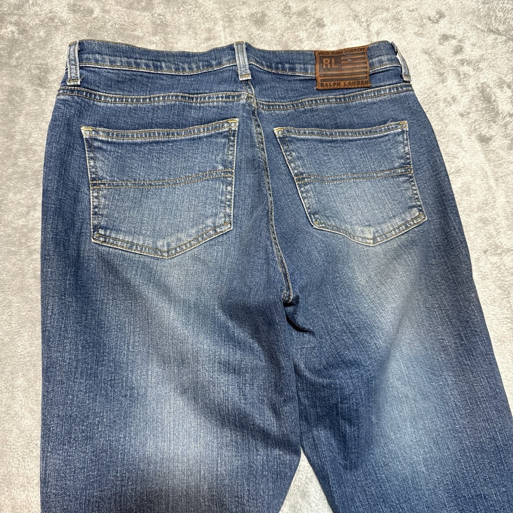 Polo Jeans Co Ralph Lauren Saturday Bootcut Jeans Womens 8x32 Rehemmed To 32x30 - Picture 2 of 11